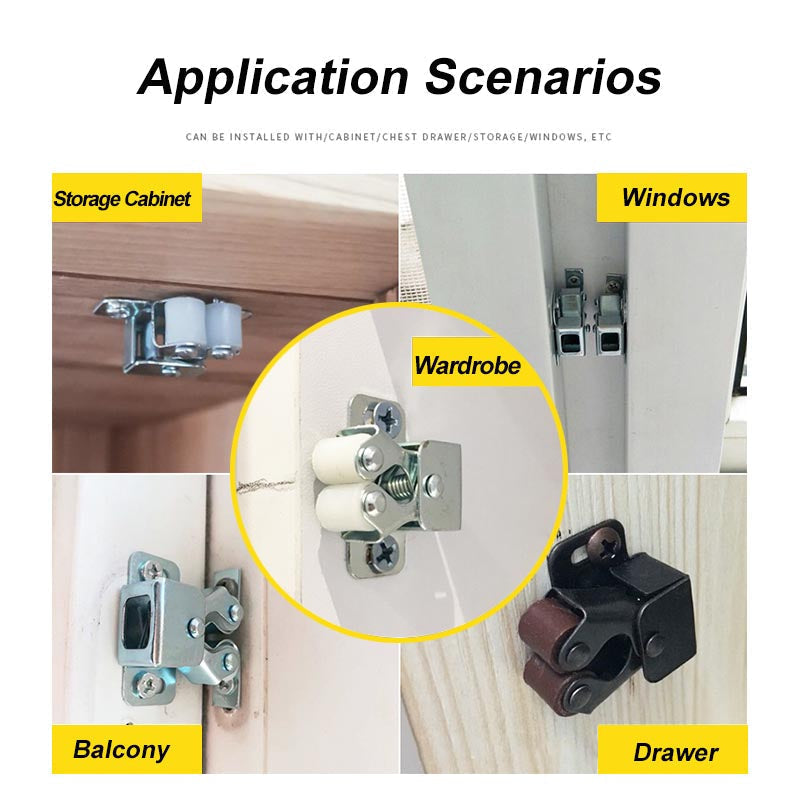 Silent & Strong Classic Door Catches | Stainless Steel, No-Slam Latches for UK Homes