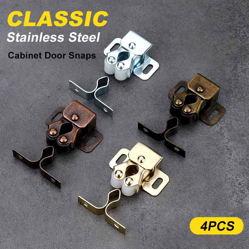 Silent & Strong Classic Door Catches | Stainless Steel, No-Slam Latches for UK Homes